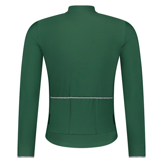 Велоджерсі Shimano Stile long sleeves утеплене, зелене, розм. S Велоджерсі Shimano Stile long sleeves утеплене, зелене, розм. S