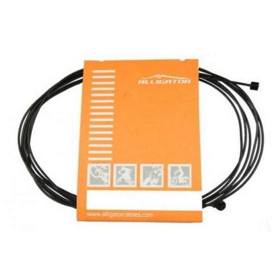 Тросик перемикання Alligator, універс., гальван., поліров., PTFE покриття, 19 ниток, 1,2 мм, 2000 мм
