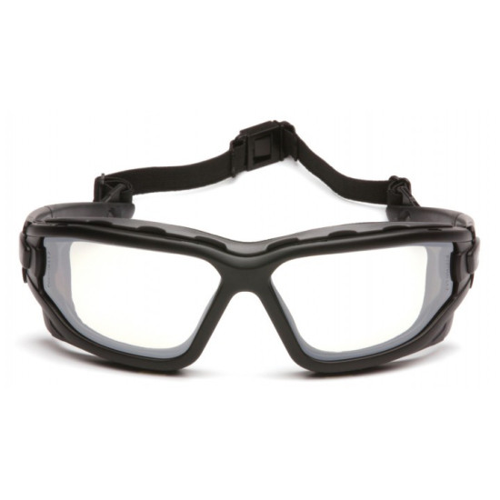 Очки защитные с уплотнителем Pyramex i-Force Slim (indoor/outdoor mirror) Anti-Fog, зеркальные полупрозрачные