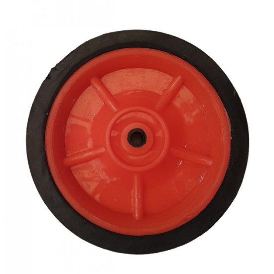 Колесо на тачку, пластик, червоний