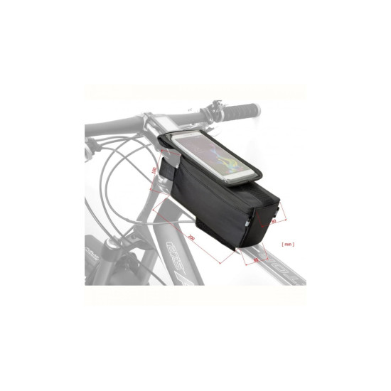 Сумка на раму Author A-R256 XLTank Bag MPP, чорна 15001089 Сумка на раму Author A-R256 XLTank Bag MPP, чорна 15001089