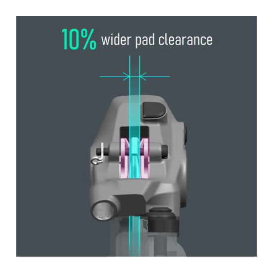 Гальмо гідравл диск для шосе R8170 Ultegra Di2, заднє (права ручка, каліпер, гідроліния 1700мм)