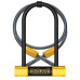 Замок U-подібний ONGUARD BULLDOG Medium DT, скоба 90 x 175мм, товщина 13мм + кабель 120см х 10мм, поворотні кріплення на раму, 4 ключа + 1 з підсв