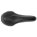 Сідло Selle Royal SCIENTIA A1 Athletic, 3D skingel, оббивка Black gummy/Black mokka, 289х127мм, 380г, рейли сталь + Curva suspension, unisex, чорне