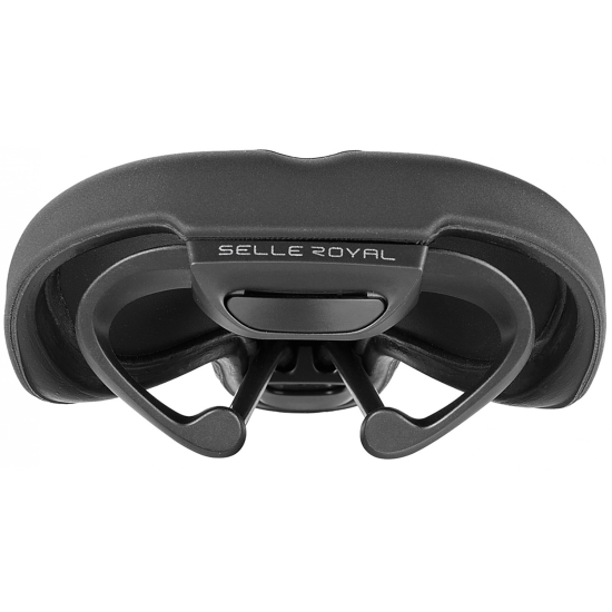 Сідло Selle Royal SCIENTIA M1 Moderate, 3D skingel, оббивка Black gummy/Black mokka, 289х141мм, 425г, рейли сталь + Curva suspension, unisex, чорне Сідло Selle Royal SCIENTIA M1 Moderate, 3D skingel, оббивка Black gummy/Black mokka, 289х141мм, 425г, рейли сталь + Curva suspension, unisex, чорне