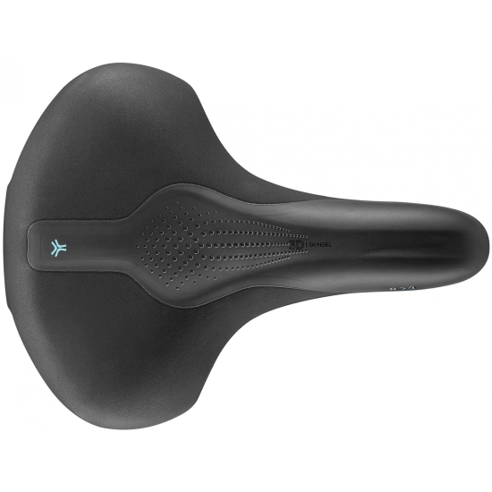 Сідло Selle Royal SCIENTIA R3 Relaxed, 3D skingel, оббивка Black gummy/Black mokka, 289х224мм, 520г, рейли сталь + Curva suspension, unisex, чорне Сідло Selle Royal SCIENTIA R3 Relaxed, 3D skingel, оббивка Black gummy/Black mokka, 289х224мм, 520г, рейли сталь + Curva suspension, unisex, чорне