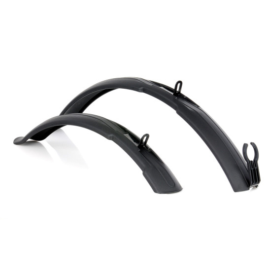 Комплект крил 26" -28" SIMPLA Next SDL, довга скоба заднього кріплення, чорні