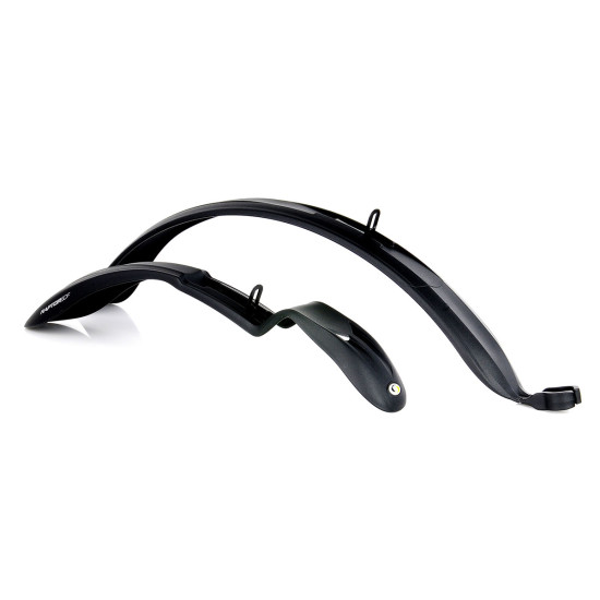 Комплект крил 24 "-28" SIMPLA Raptor SDS, кріплення заднього крила скобою, чорні