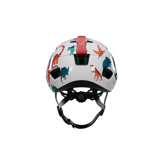 Шолом LAZER Pnut 2.0 KinetiCore динозаври, білий