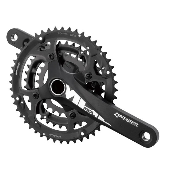 Комплект шатунов PROWHEEL MPL-751-TT (9S) 170mm, 48/36т black