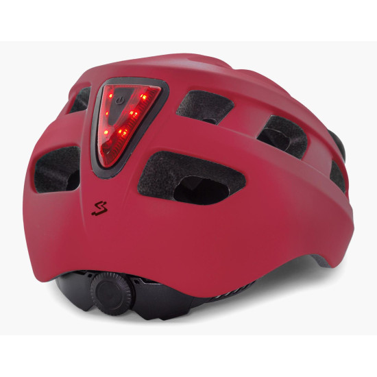 Шлем Spiuk Hiri размер 58-61 бордовый мат Шлем Spiuk Hiri размер 58-61 бордовый мат