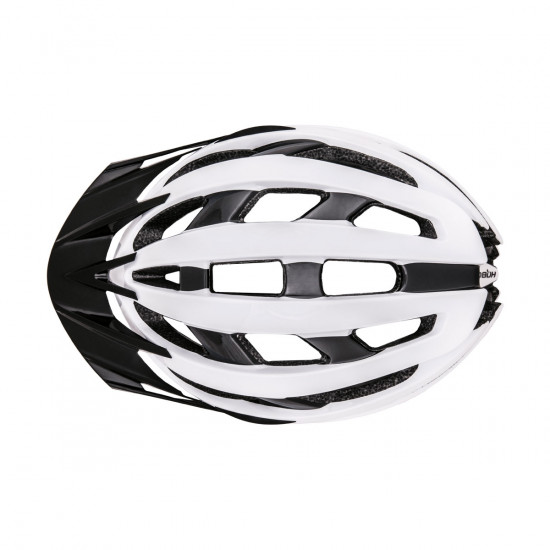 Шлем HQBC QINTEC разм. L, 58-62см, белый/черный глянец.