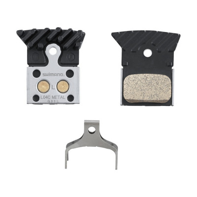 Гальмівні колодки L04C +радіатор  XTR/XT/SLX/ALFINE/SHIMANO, метал