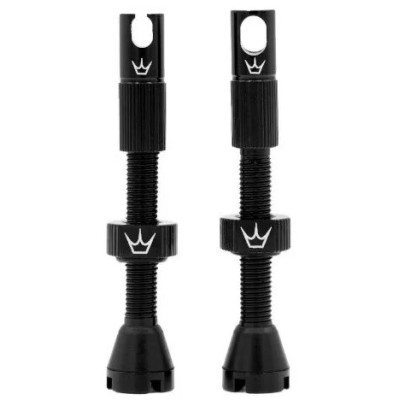 Ниппели Peaty\'s x Chris King Tubeless Valves, 42mm, черный, PTV2-42-BLK-12
