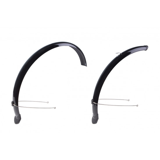 Крила 26" повнорозмірні пластик. зі стійк. f.355 r.355 ширина 55мм чорн. FEITECH SY-8155 Крила 26" повнорозмірні пластик. зі стійк. f.355 r.355 ширина 55мм чорн. FEITECH SY-8155