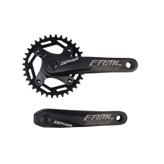 Шатун алюміній L170мм 36T під квадрат чорний HX HX-A024