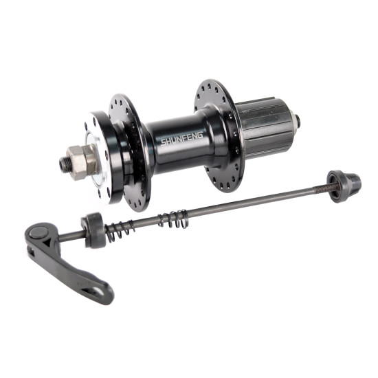 Втулка задняя Shunfeng АЛ 14Gx36H, 8-10S, DISC/CS/QR, SF-A262R, черная 04104