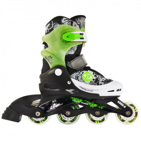 Роликові ковзани Action PAT/Green/34-37