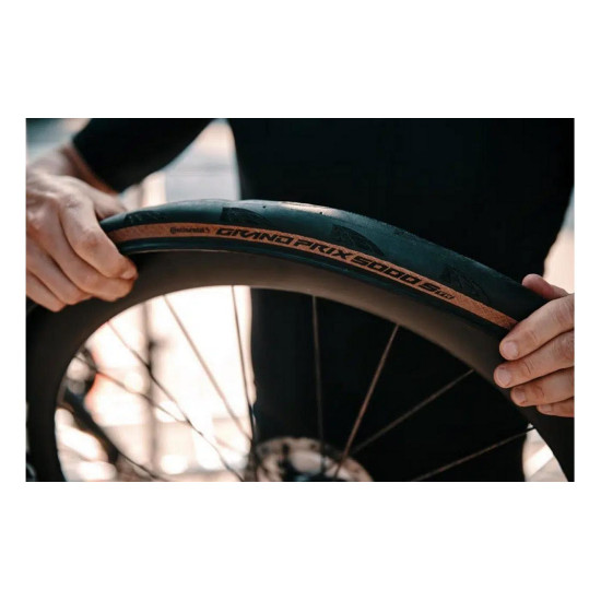 Покришка безкамерна Continental Grand Prix 5000S TR 28" | 700 x 25C чорна складна skin 101866