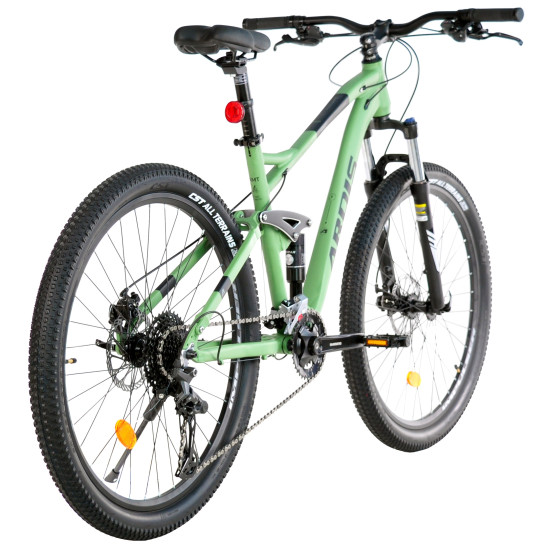 Велосипед ARDIS 27,5 AMT AL "IMPULS" двухподвес, 18 рама, зеленый 0295GRN