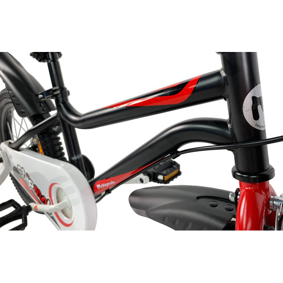 Детский велосипед RoyalBaby Chipmunk MK 14", OFFICIAL UA, черный