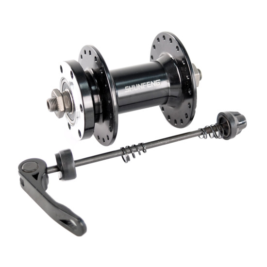 Втулка Shunfeng передня AL 3/8х14Gx36H 100х108, SF-A210FB, ексцентрик, пром-підшипник, чорна