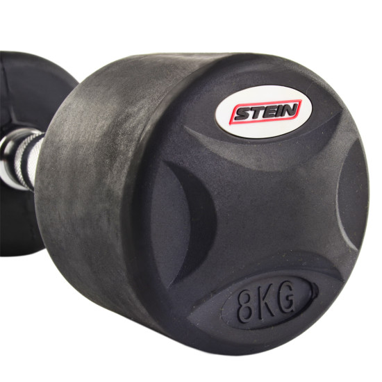 Гантель резиновая Stein 8 кг
