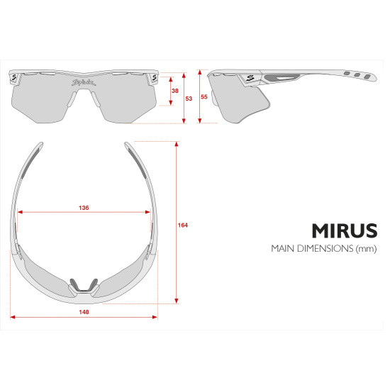 Окуляри Spiuk Mirus фотохромні білі