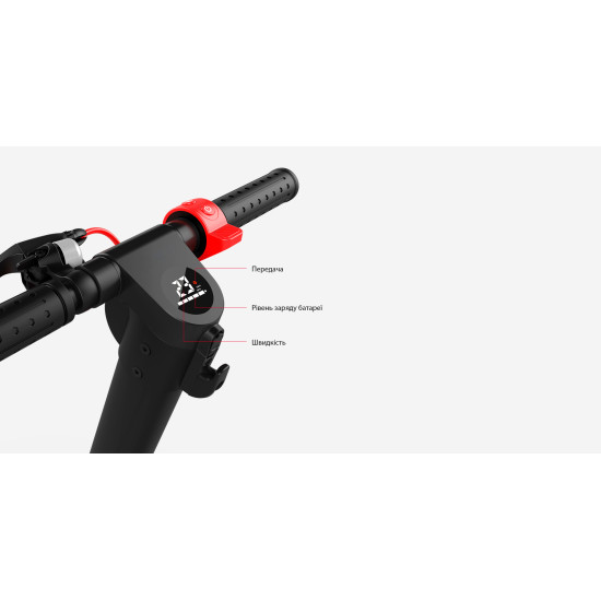 Електросамокат Mega Drive X7F10G, чорний Електросамокат Mega Drive X7F10G, чорний