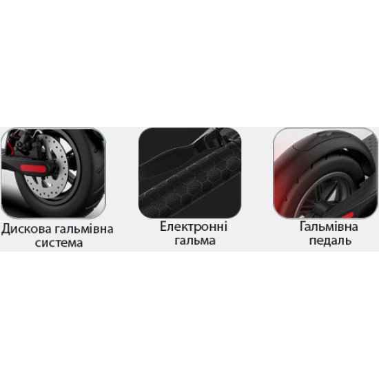 Електросамокат Mega Drive X7F10G, чорний Електросамокат Mega Drive X7F10G, чорний