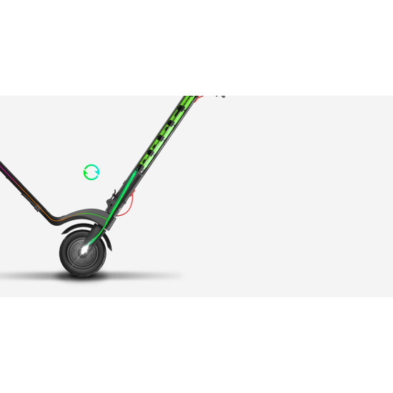 Електросамокат Mega Drive X7F10G, чорний Електросамокат Mega Drive X7F10G, чорний